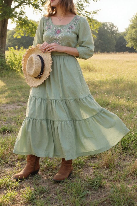 country elegance outfit combination