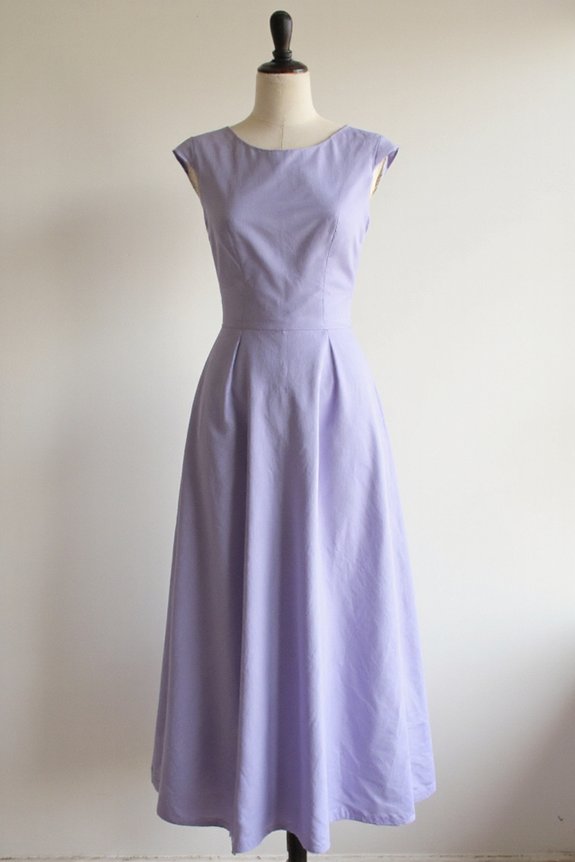 lavender maxi dress elegance