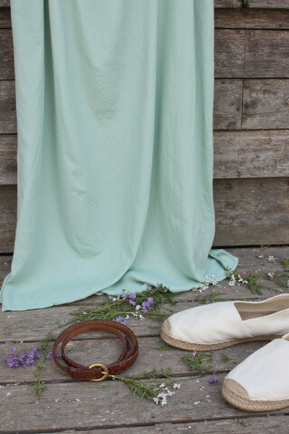 mint green dress ensemble