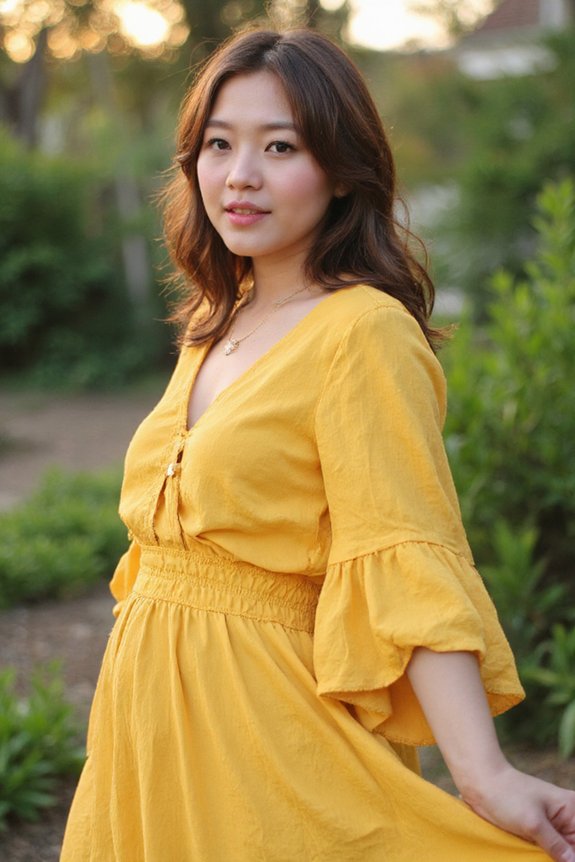 radiant yellow cotton dress