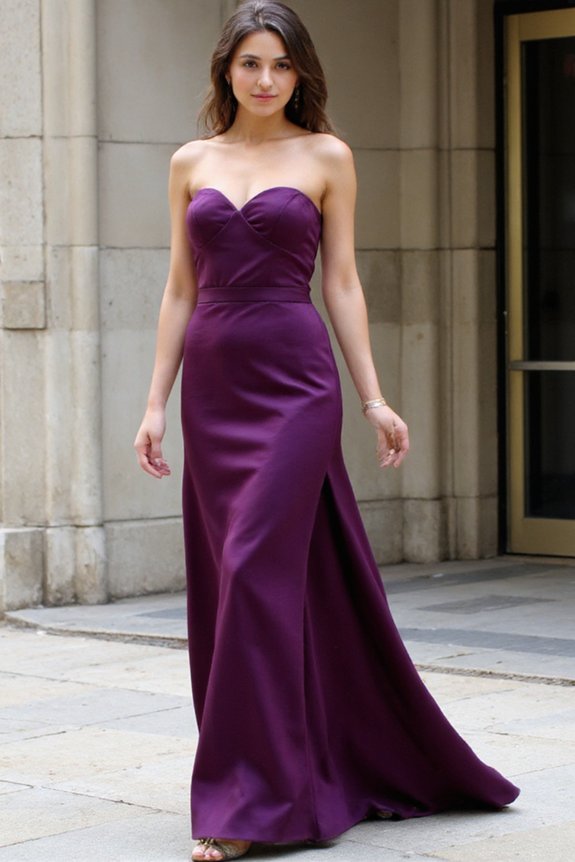 romantic deep purple elegance