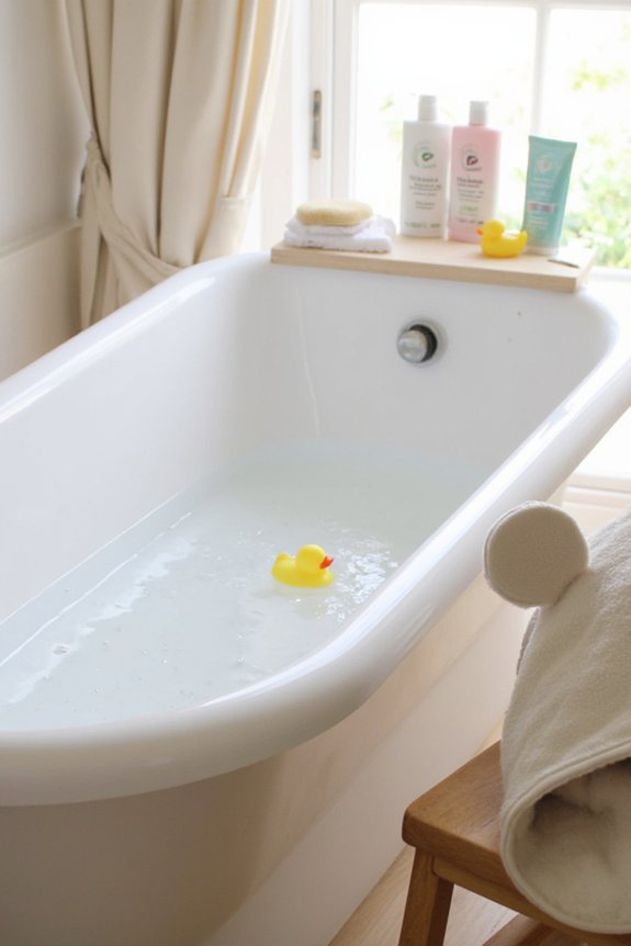 safe infant bath essentials