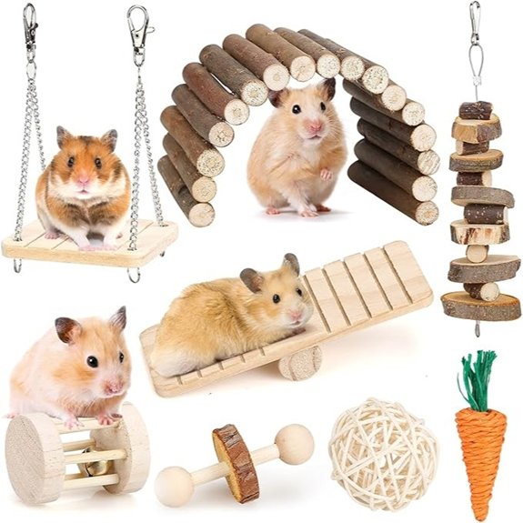 Hamster Chew Toys Set Small Animal Molar Care